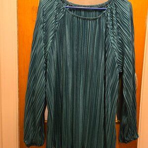 Emerald Green Holiday Top (1X)
